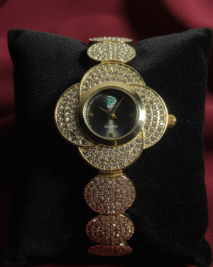 bio quartz gold watch (for her )